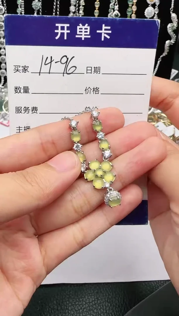 翡翠戒指银S925镶嵌2222