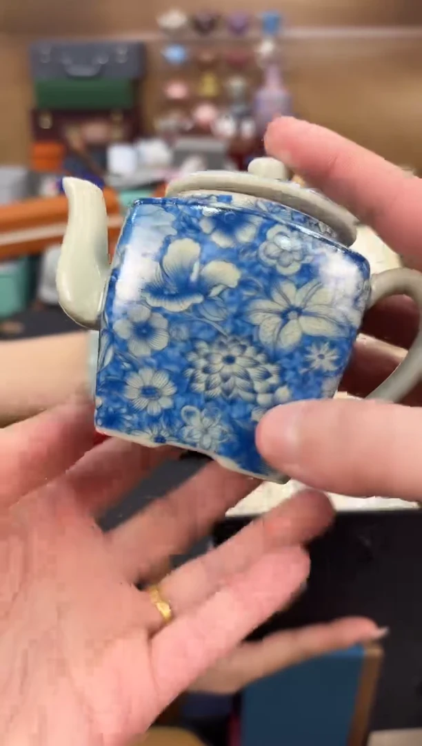 【闪购商品】青花四方壶链接已开 拼拼手速！！！