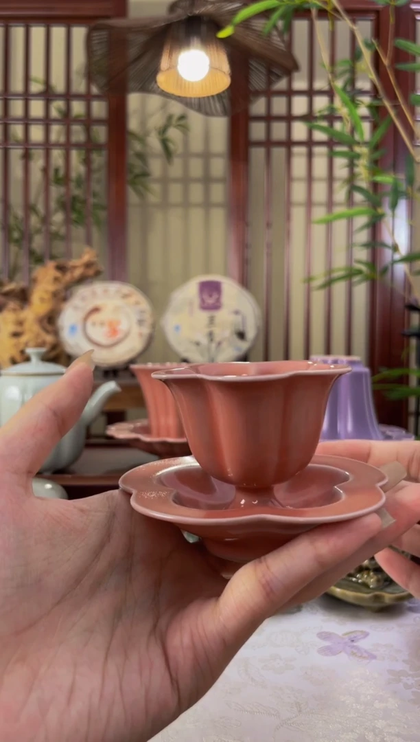 北溪堂-苍烟落照梅花高足杯