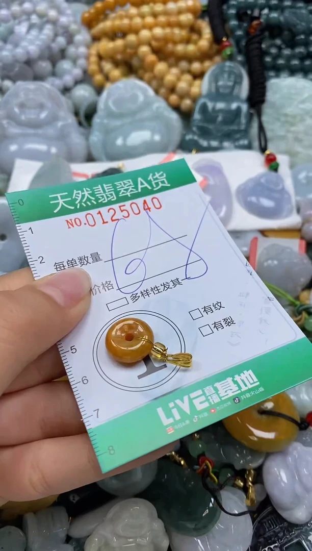 翡翠未镶嵌颈饰闪购01205040