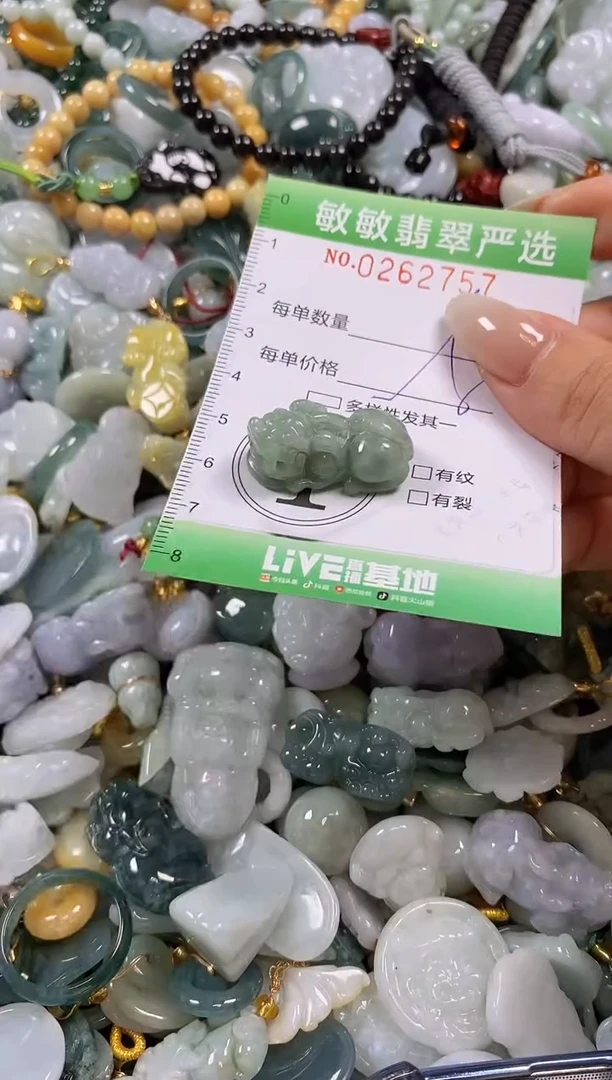 翡翠未镶嵌颈饰闪购0262757