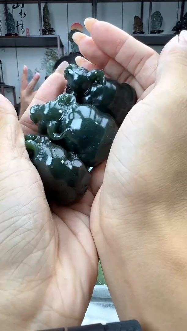 和田玉未镶嵌把件多样性发货 拍一发一