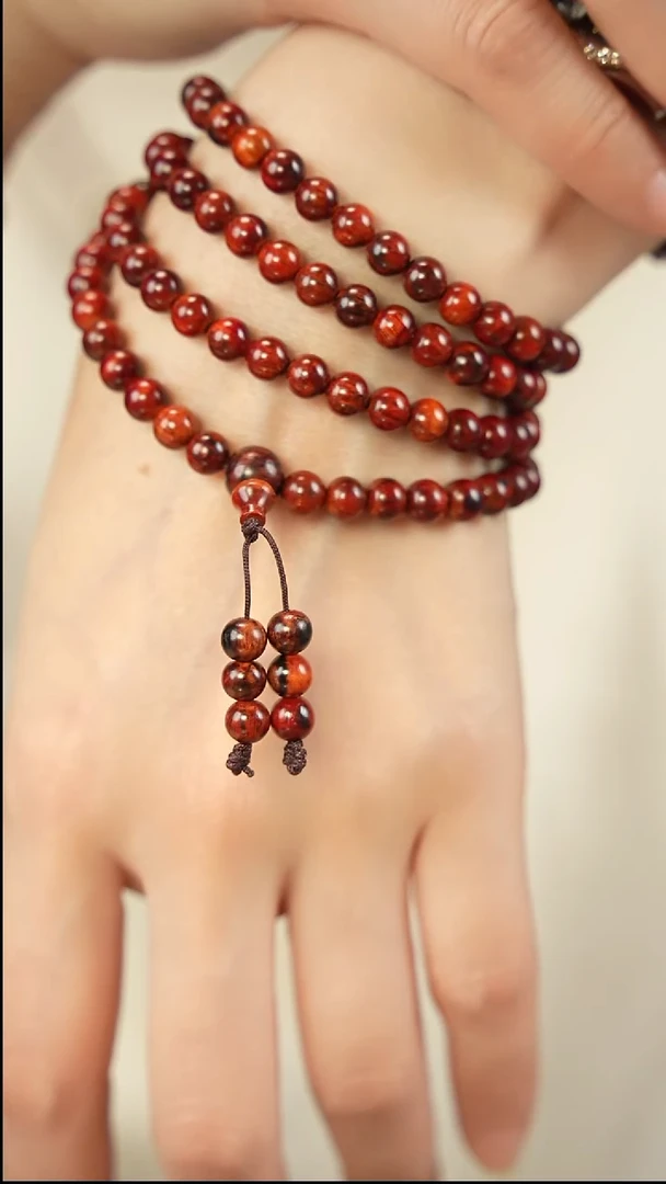 降真香手串/手链红降0.6x118颗-850