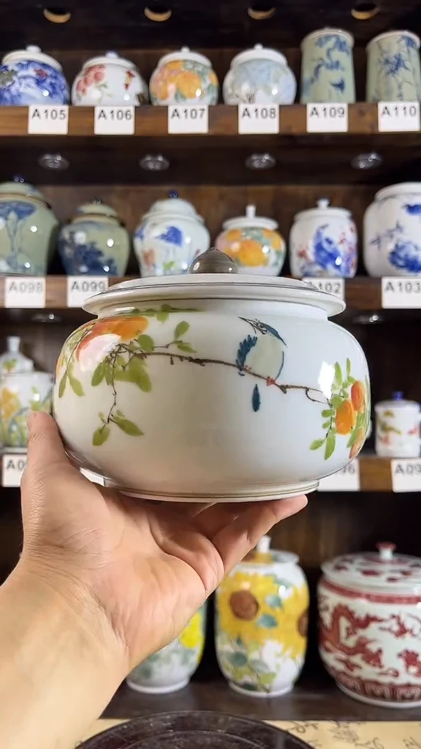 迎君陶瓷不纯手工手绘2（瑕