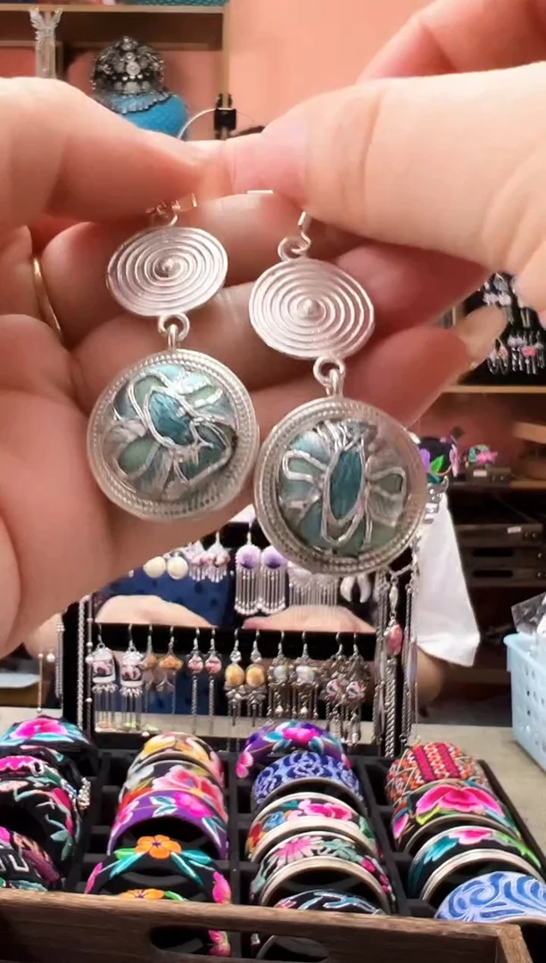 织绣艺枝独绣老绣饰品17