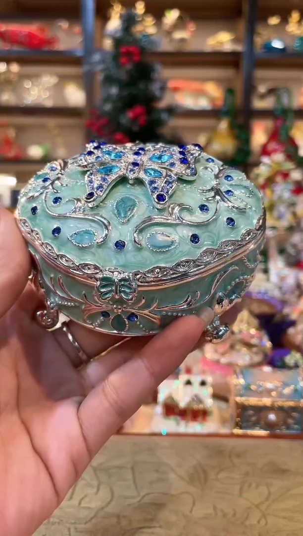 【闪购商品】珐琅彩首饰收纳盒