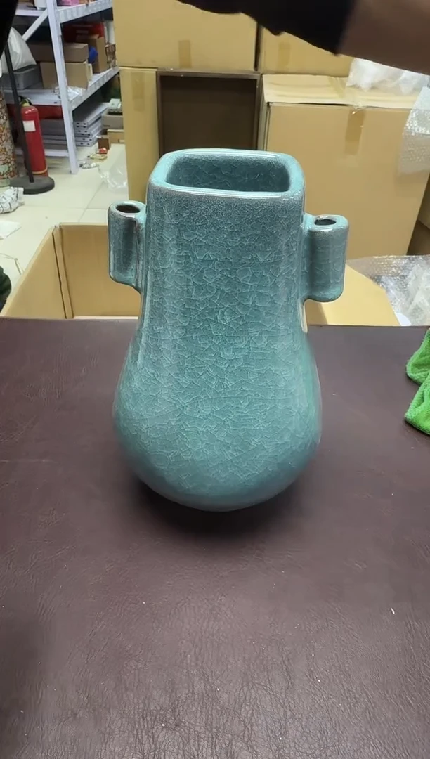 手工艺品钧瓷蓝*何519