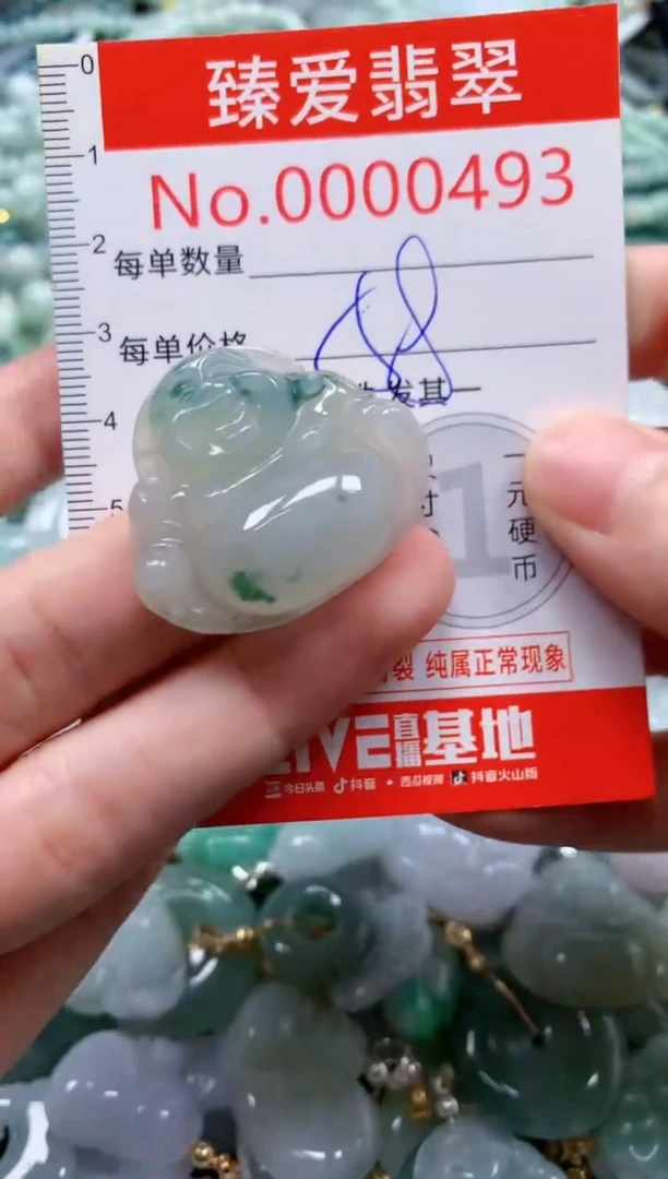 翡翠未镶嵌吊坠(不含链)493