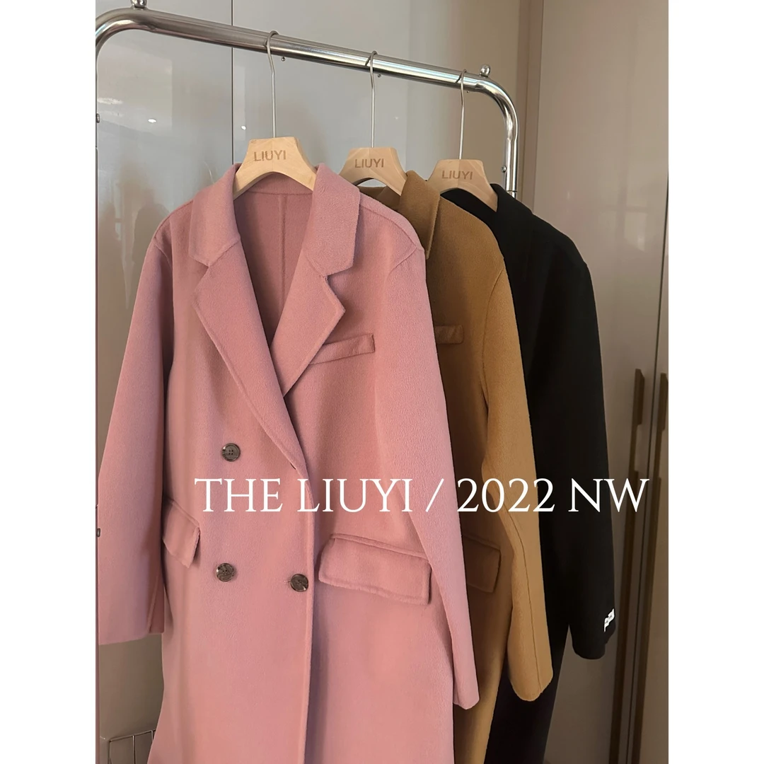 【LIUYI】北岛~绵羊毛双面呢大衣212114