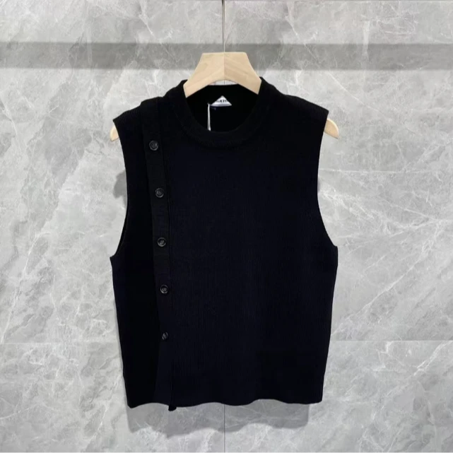 毛衣针织衫秋季简约女士针织背心百搭秋冬百搭潮流w065