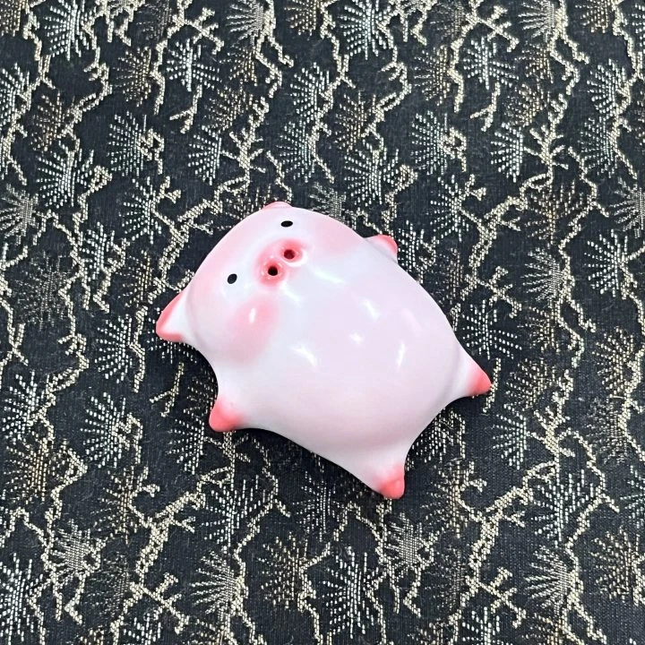 6月新005猪油冻会吐泡泡陶瓷小猪