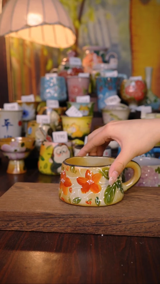 摆件泥垚手作 景德镇手工手绘器物