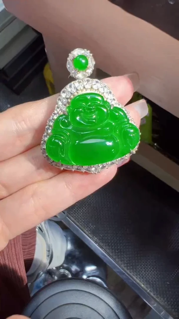 【闪购商品】定制翡翠未镶嵌豆子1