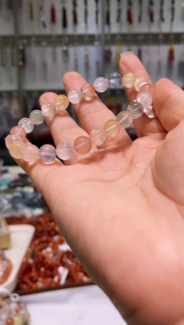 未镶嵌手链水晶多样性发其一兔毛8+
