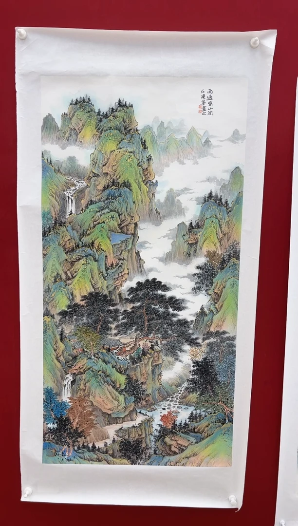 国画石建华老师画作