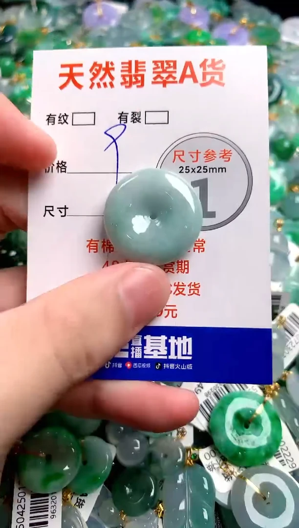 翡翠未镶嵌颈饰23000136