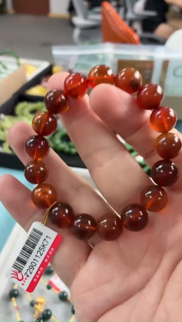 手串琥珀未镶嵌手串