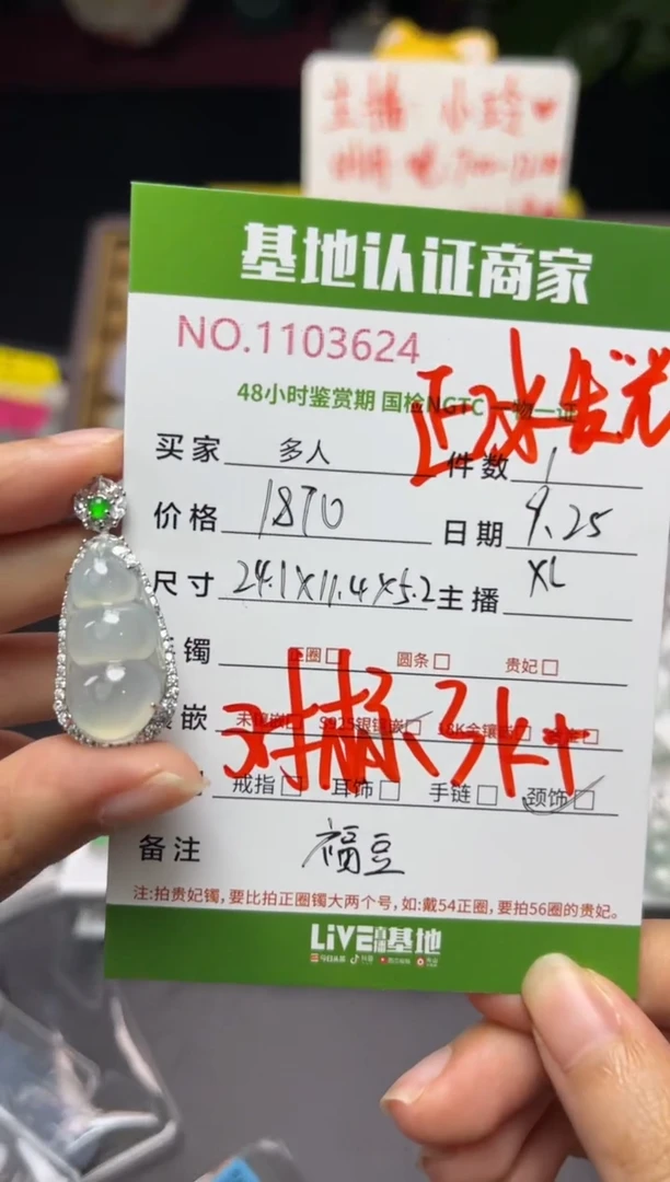 吊坠(不含链)银S925镶嵌翡翠多人