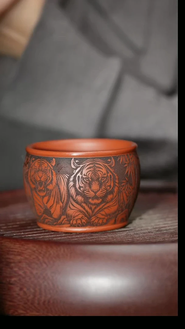 茶杯紫砂紫砂主人杯福利放漏