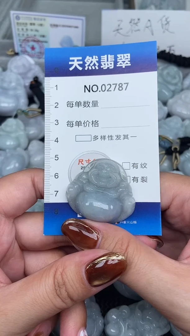 颈饰未镶嵌翡翠天然A货翡翠纯2787
