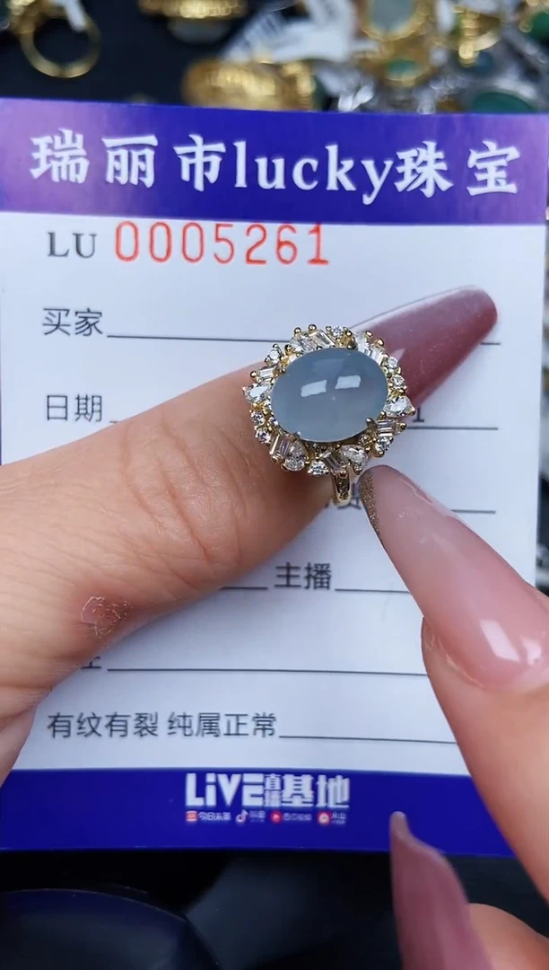 翡翠银S925镶嵌颈饰5261