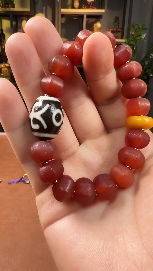 未镶嵌手串玛瑙/玉髓（覆膜）手串