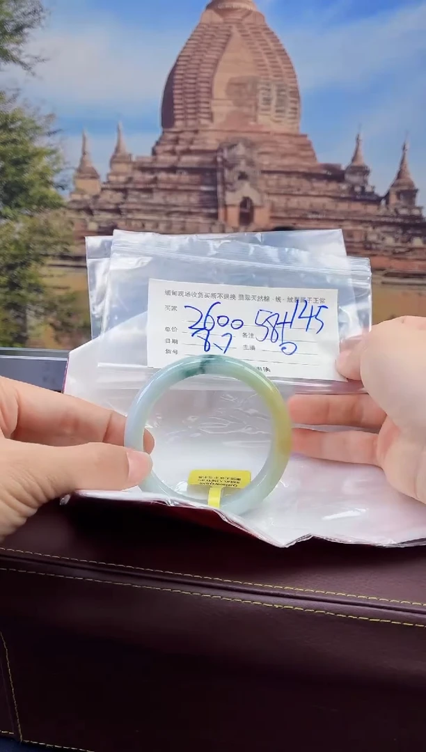 定制翡翠手镯未镶嵌毛货手镯需精细抛光/58