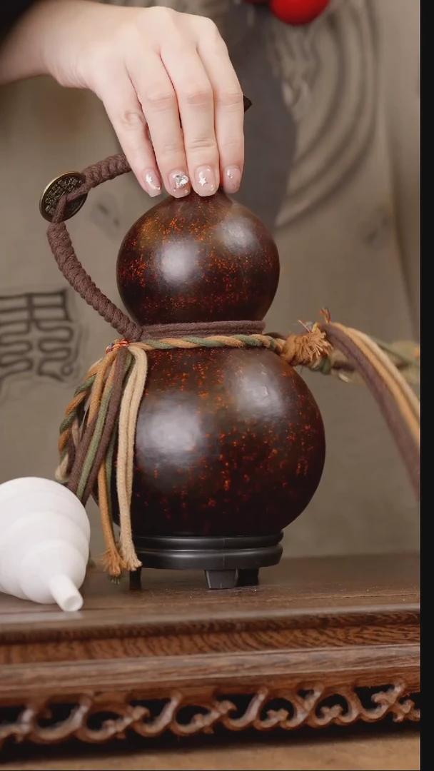 245号精品天然大漆酒葫芦一物一拍~