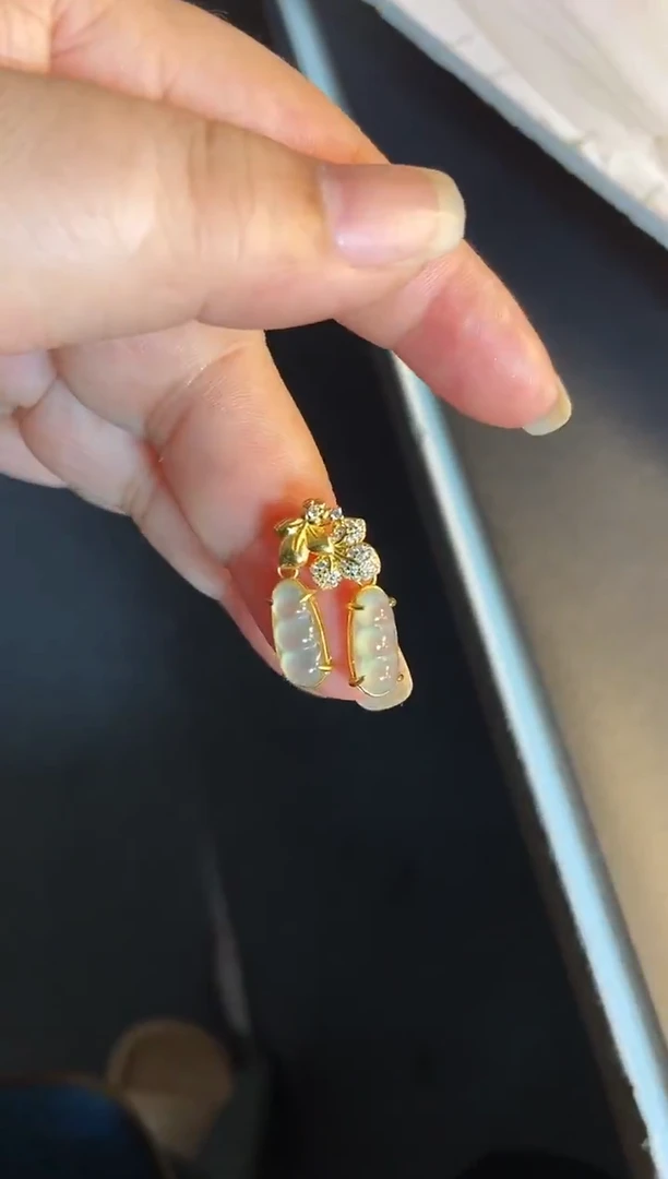 吊坠(不含链)银S925镶嵌翡翠1