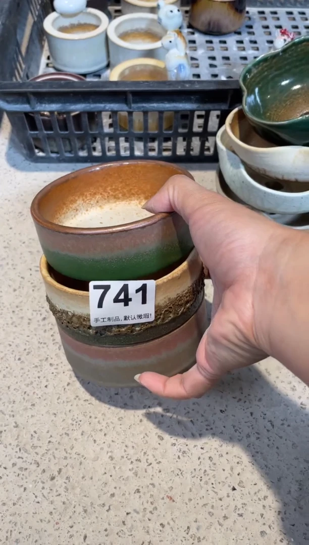 瓷片扭*筋741知木小芳花盆编号