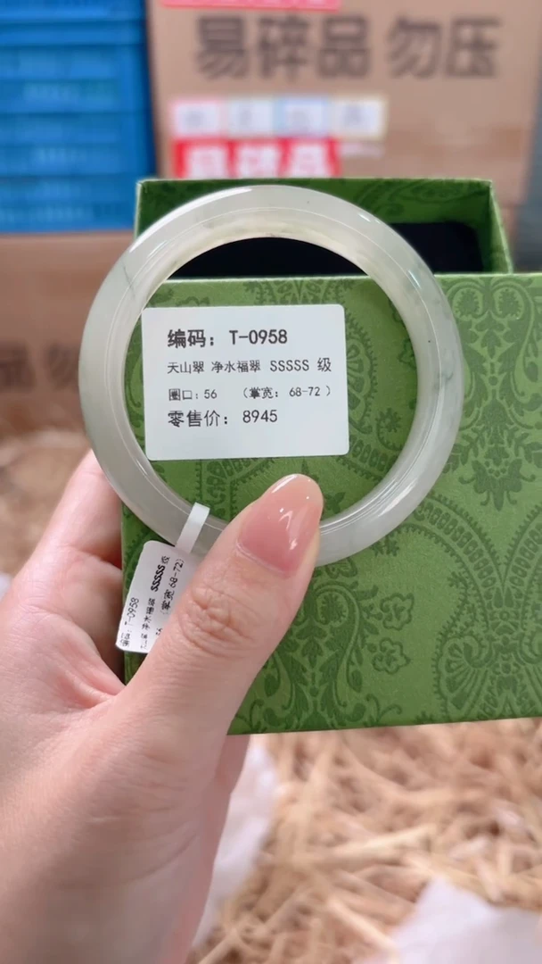 未镶嵌手镯石英质玉T-0958