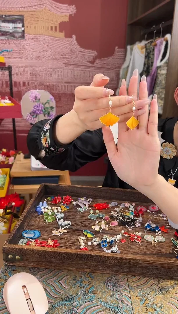 【闪购商品】刺绣苏绣世家非遗手工（耳环）