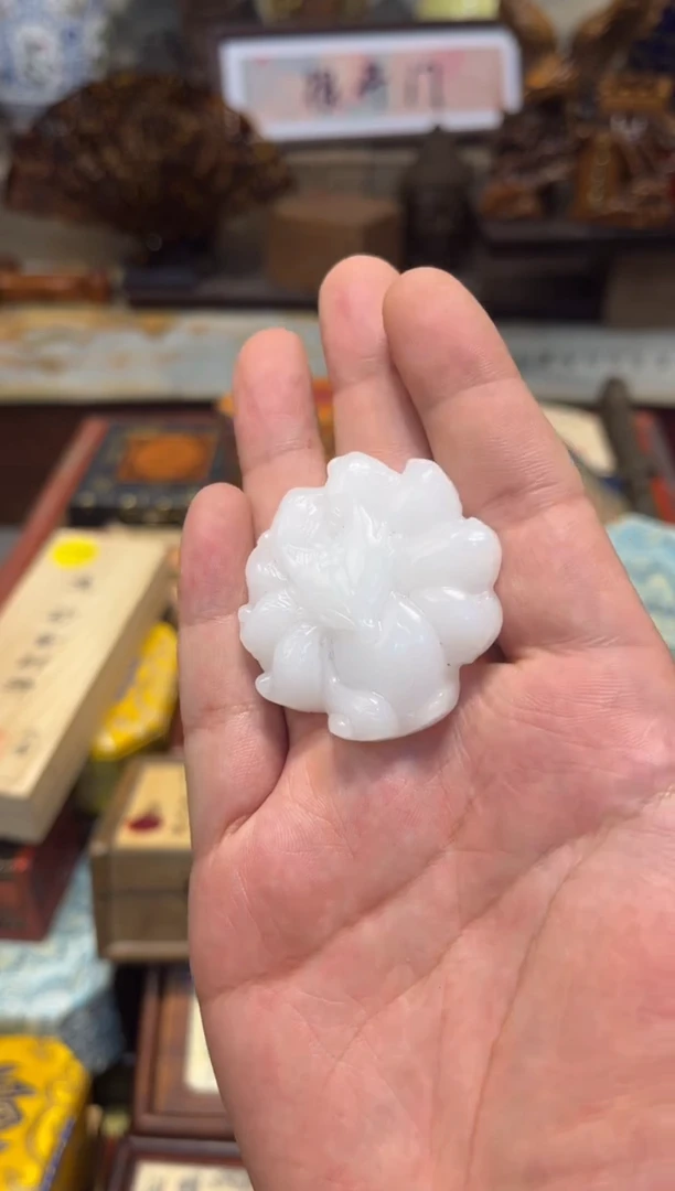 和田玉未镶嵌挂件2小洲专属高端精品53