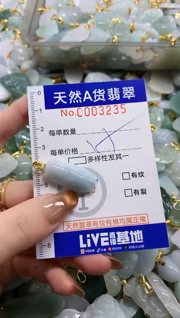 颈饰未镶嵌翡翠天然A货翡翠