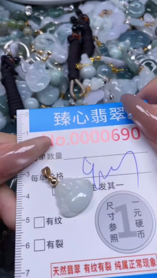 颈饰未镶嵌翡翠6990