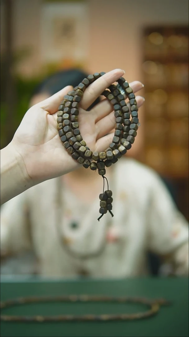 手串沉香99沉方珠白棋随型多样性发一35g