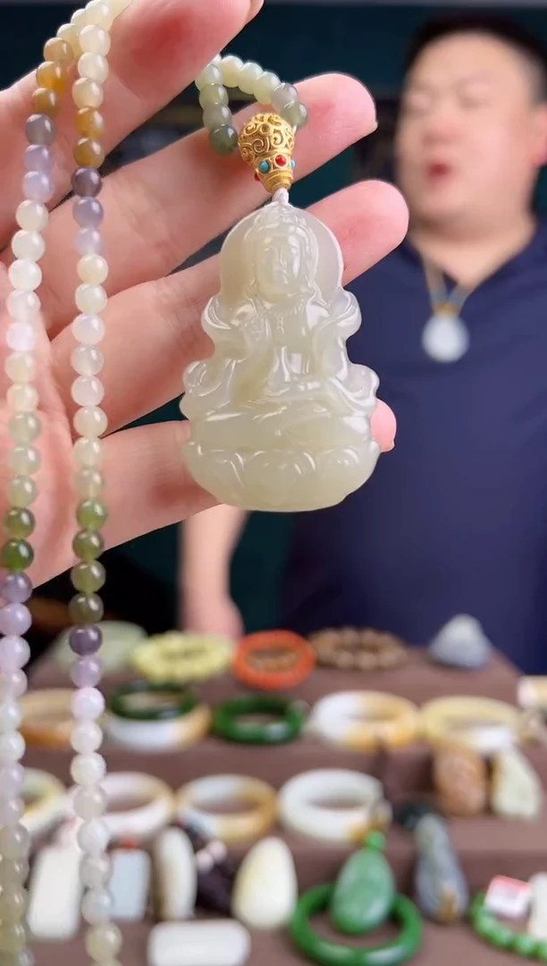 【闪购商品】和田玉颈饰未镶嵌ZZ 拍一发一 多样性发货