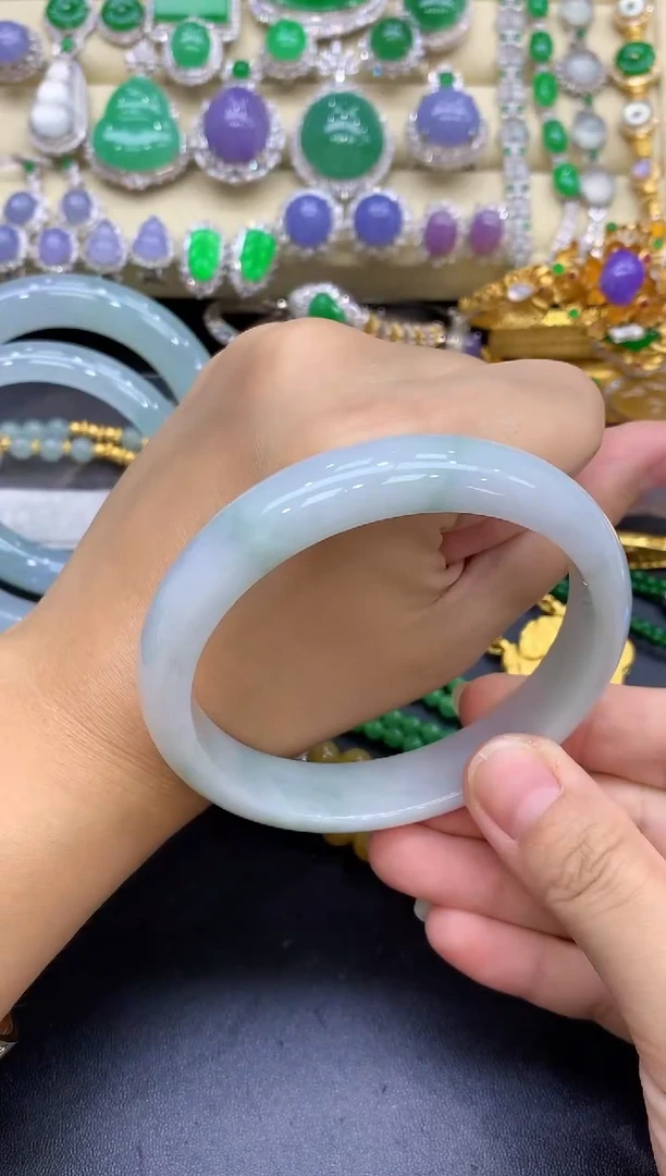 未镶嵌手镯翡翠100-中国好珍宝