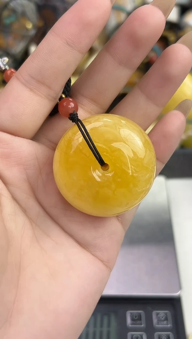 裸石琥珀未镶嵌天然琥珀蜜蜡吊坠