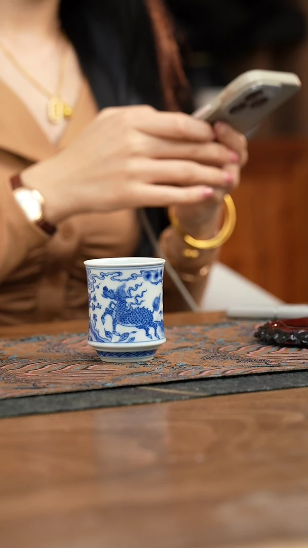 【闪购商品】望月怀古 松竹梅麒麟玉兰杯