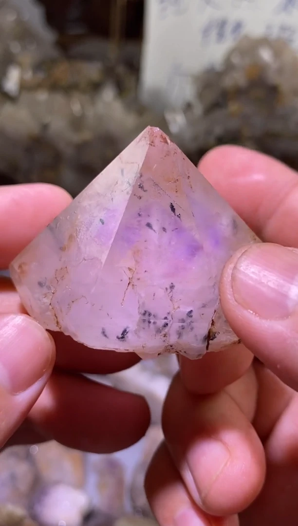 未镶嵌珠宝半成品水晶76号四川超七花园水晶