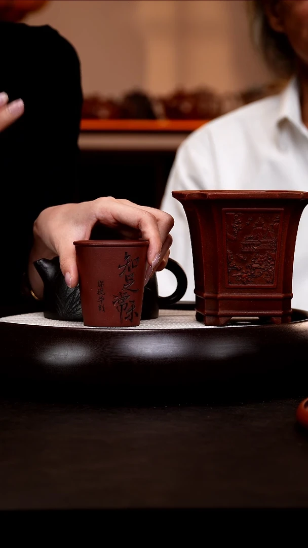 茶壶紫砂LBS12暖玉黑耀砂井栏260cc