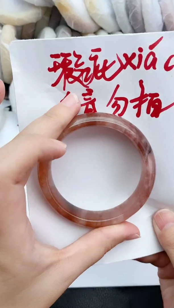 未镶嵌手镯石英质玉瑕疵192+58/59