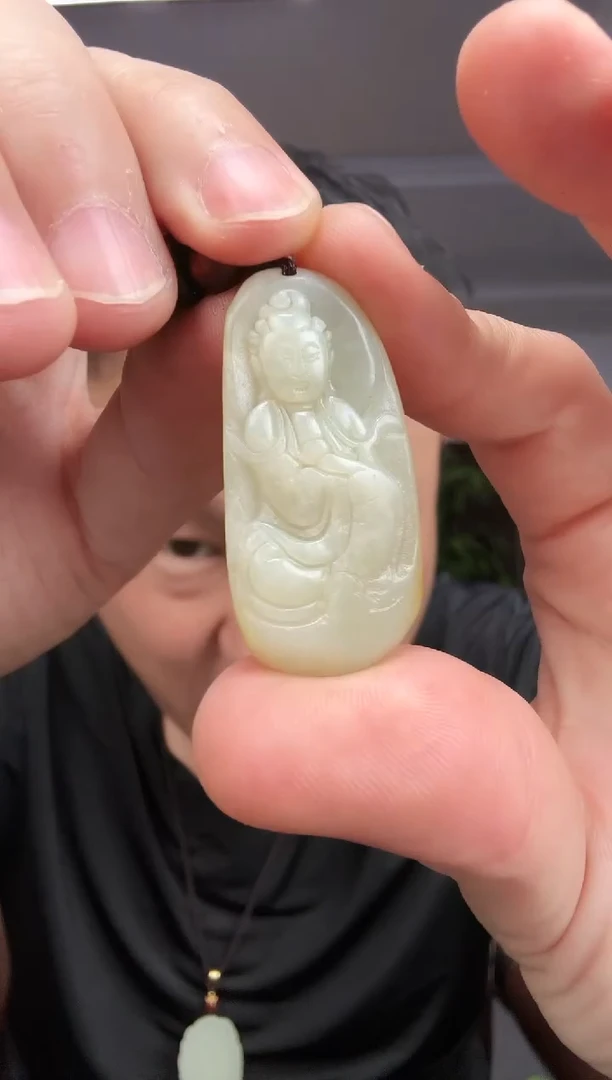 和田玉未镶嵌颈饰11