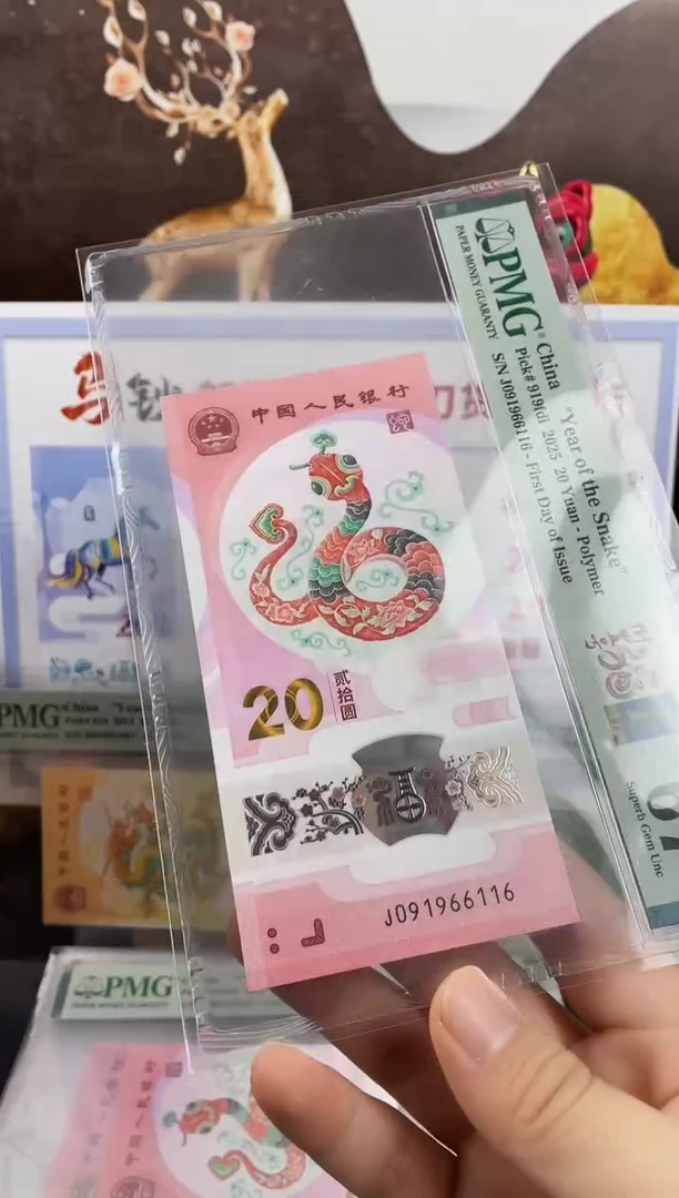 塑料蛇钞倒置号67分数4满号