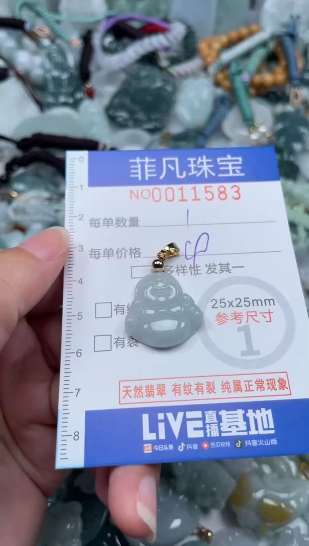 颈饰未镶嵌翡翠11583