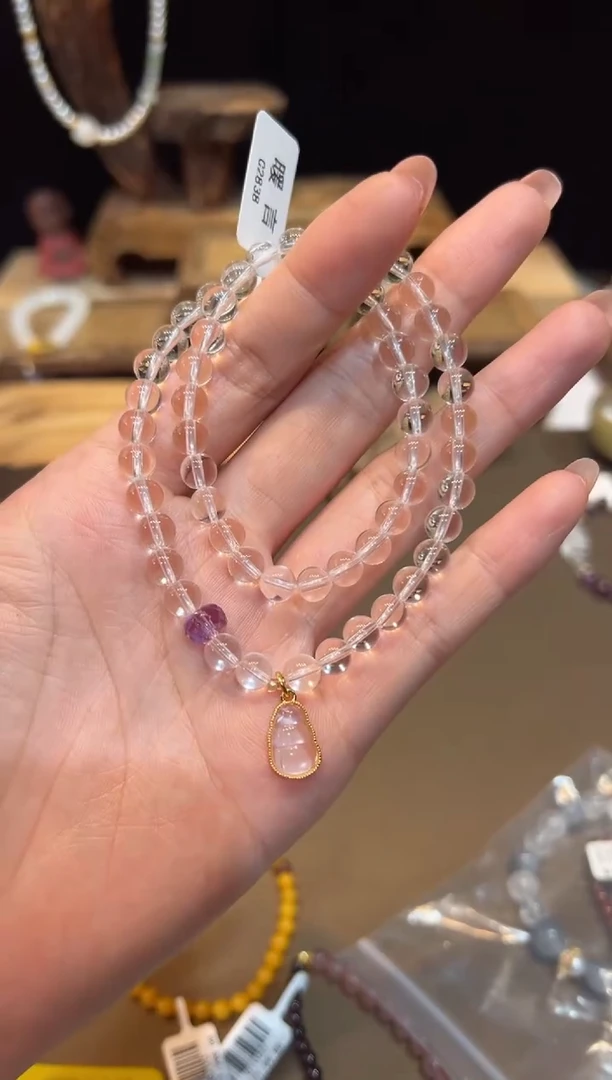 水晶手链未镶嵌手饰@@C2838