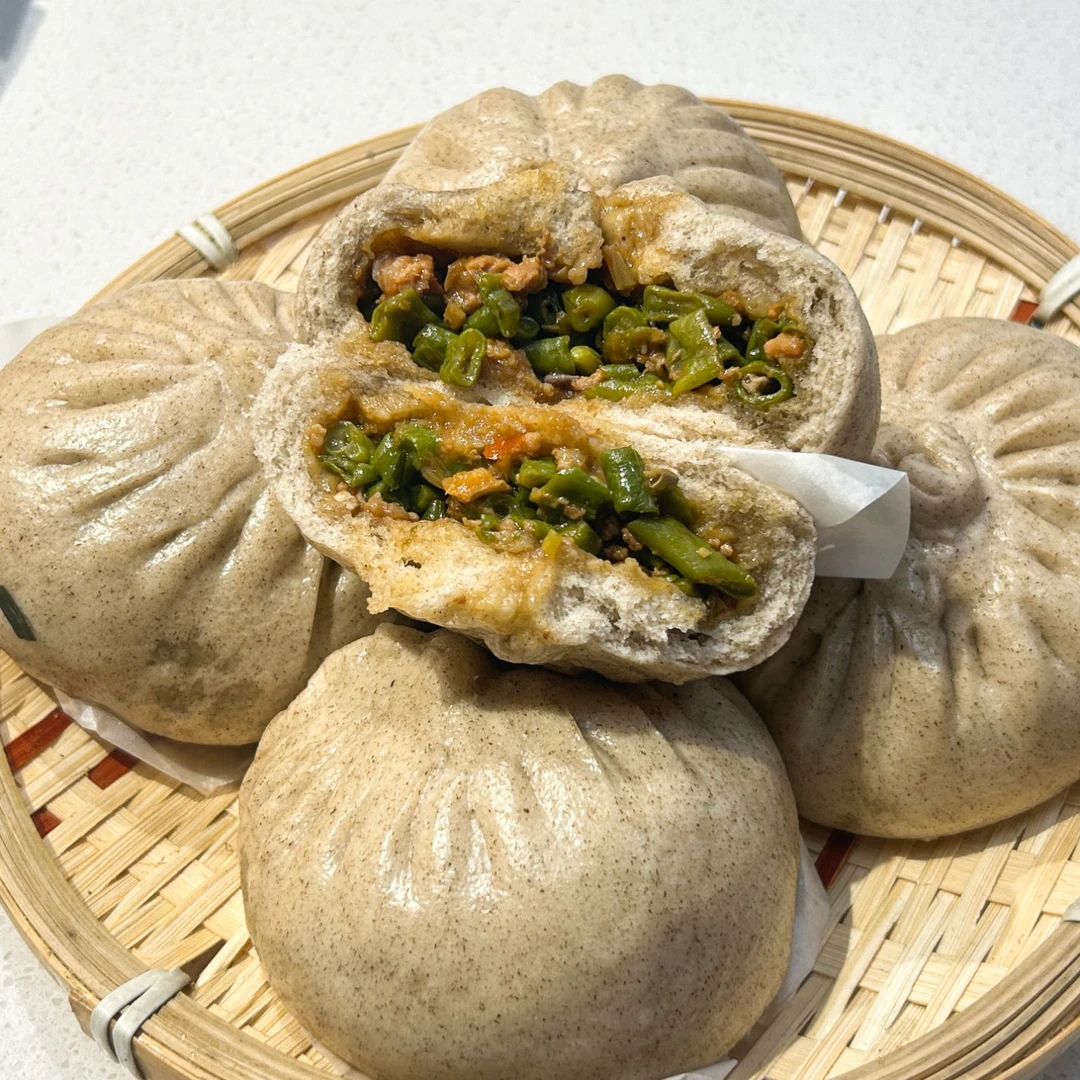 荞麦豇豆酱肉包（5个/盒）