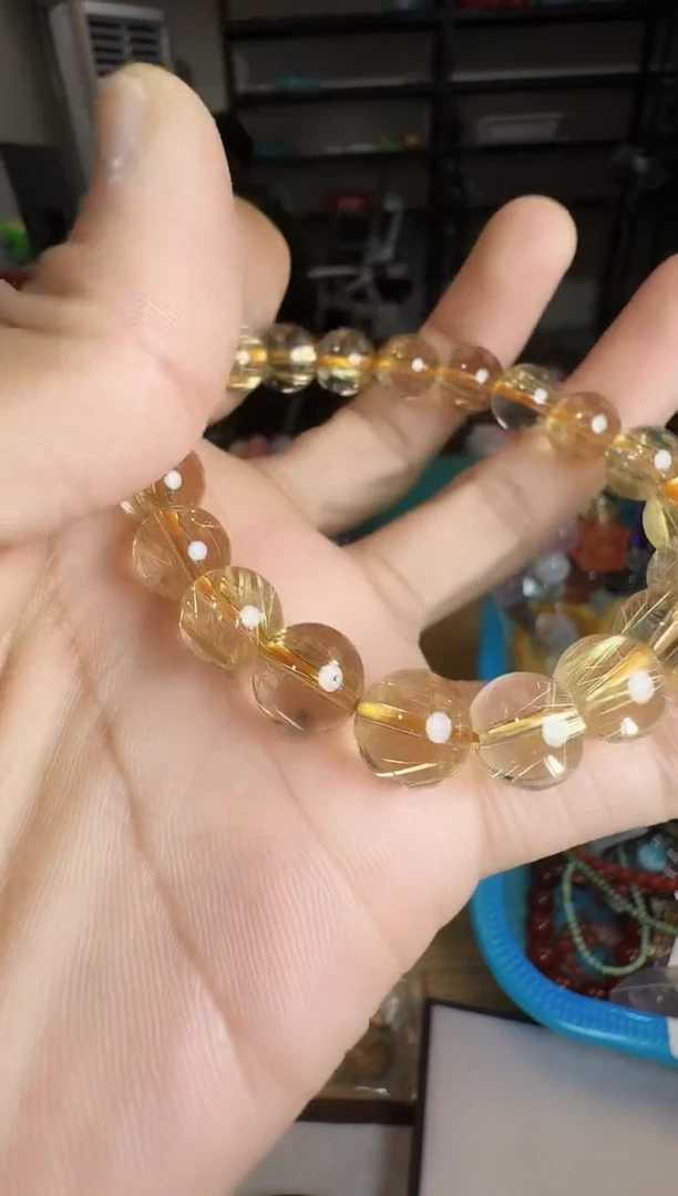 未镶嵌手链水晶晶0457 约10mm