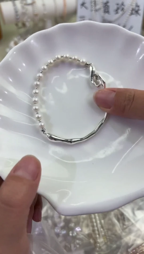 银S925镶嵌淡水珍珠1111111111111111